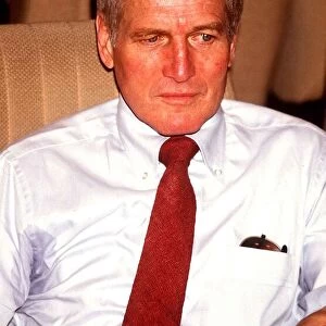 Film actor Paul Newman who stars in the film "The Colour Of Money"