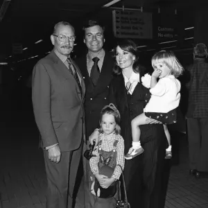 Film actor Robert Wagner and his wife Natalie Wood arrived at Heathrow Airport from Los Film actor Robert Wagner and his wife Natalie Wood arrived at Heathrow Airport from Los