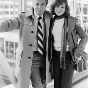 Film producer Bryan Forbes and actress Tatum O Neal leaving Heathrow Airport for Film producer Bryan Forbes and actress Tatum O Neal leaving Heathrow Airport for