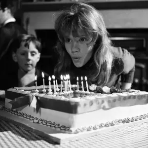 Film star Hayley Mills celebrates her 15th birthday at Pinewood Studios where she is Film star Hayley Mills celebrates her 15th birthday at Pinewood Studios where she is