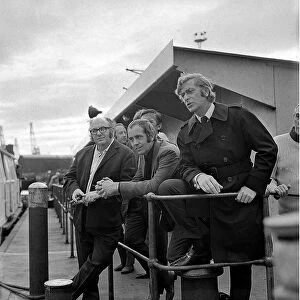 The filming of Get Carter at Wallsend in 1970 with actors George Sewell