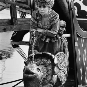 Worzel Gummidge at Brixham Harbour Print 27th June 1979