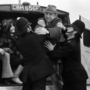 La tournage de l'épisode A Rolls By Any Other Name.