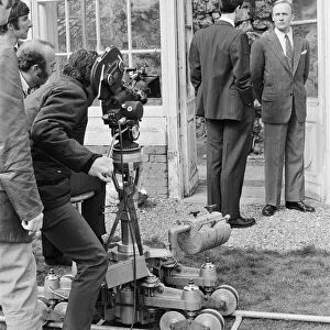 Filming of the final episode of the second series of the television programme Callan