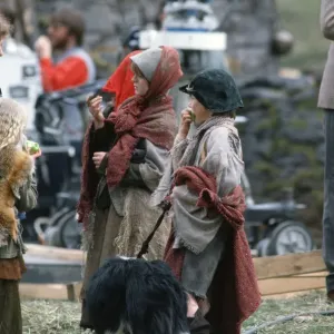The filming of Highlander film. Circa May 1985 The filming of Highlander film. Circa May 1985