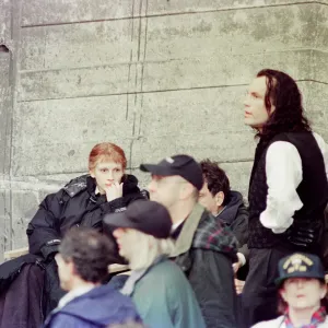 Filming of Mary Reilly, an American horror film starring Julia Roberts and John Malkovich