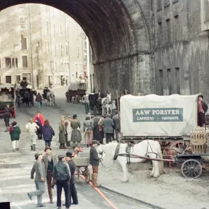 Filming of Mary Reilly, an American horror film starring Julia Roberts and John Malkovich