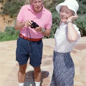 One Foot In The Grave Print - Portugal Filming 1993