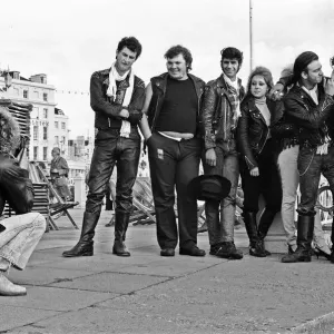 Filming of Quadrophenia in Brighton, based on the Mods and Rocker battles of the mid Filming of Quadrophenia in Brighton, based on the Mods and Rocker battles of the mid