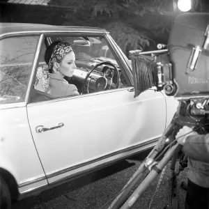 Filming of Subterfuge in Westcott, Dorking, in January 1968