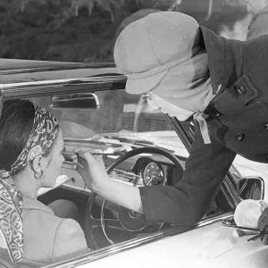 Filming of Subterfuge in Westcott, Dorking, in January 1968