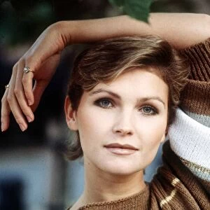 Fiona Fullerton British actress, November 1982