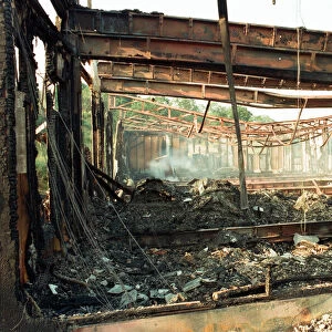 A fire totally gutted the Eston Ski Village building. 22nd August 1996