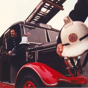 Firefighters Alistair Adam (moustache) and Paul Craggs have restored a 1937 Leyland fire Firefighters Alistair Adam (moustache) and Paul Craggs have restored a 1937 Leyland fire