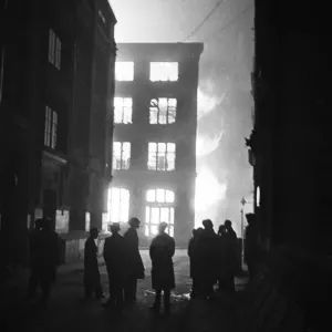Fires caused by the dropping of thousands of incendiary bombs by the Luftwaffe Fires caused by the dropping of thousands of incendiary bombs by the Luftwaffe