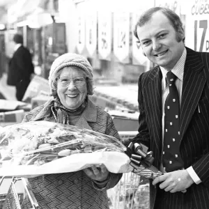 The first customers of the new Presto supermarket which opened in the Britannia Centre in The first customers of the new Presto supermarket which opened in the Britannia Centre in