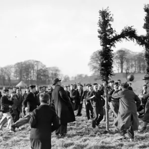 Vintage Print: St Michaels' 1937 Shrovetide Football Victory Vintage Print: St Michaels' 1937 Shrovetide Football Victory
