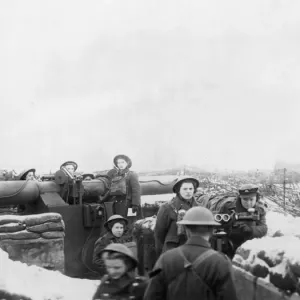 The first mixed Ack-Ack'Battery in the North West region of England