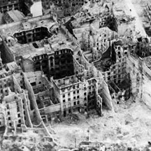 One of the first official RAF photographs of Berlin since its fall