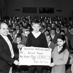 First year pupils at Salendine Nook High School helped to raise £ First year pupils at Salendine Nook High School helped to raise £
