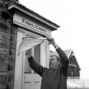 Fish and chip shop closes in Boosbeck. 1973
