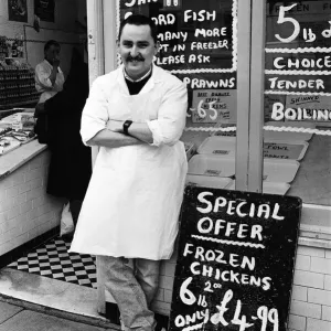 Toxteth Fishmonger Print, 8th June 1991