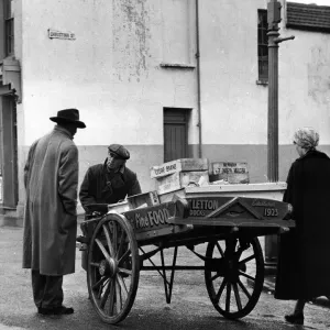 Fishmonger Tommy Letton Print, 16th February 1960