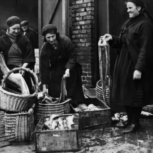 Fishwives of Cullercoats Print, April 1936 Fishwives of Cullercoats Print, April 1936