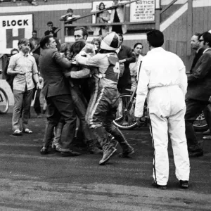 Flare Up at Belle Vue Print, July 11th 1971