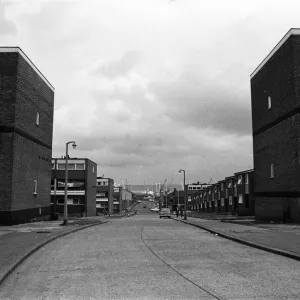 Flats in St Hilda s, Middlesbrough. 1973 Flats in St Hilda s, Middlesbrough. 1973
