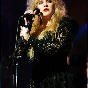 Fleetwood Mac in concert. Singer Stevie Nicks