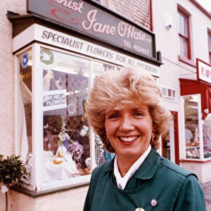 Florist Jane O Hare, pictured outside her flower shop in Eston