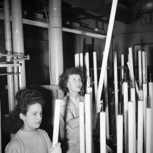 Fluorescent tubes being manufactured at the Thorn Electrics factory in Enfield 14th Fluorescent tubes being manufactured at the Thorn Electrics factory in Enfield 14th