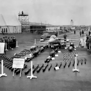 A flying display and exhibition today at Farnborough Aerodrome in Hampshire A flying display and exhibition today at Farnborough Aerodrome in Hampshire