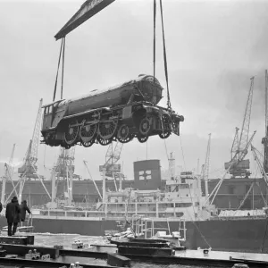 The Flying Scotsman arrives in Liverpool, England from San Francisco The Flying Scotsman arrives in Liverpool, England from San Francisco