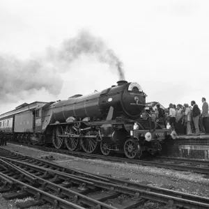 The Flying Scotsman at Didcot, Oxfordshire, 1974 Print