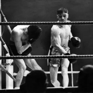 Jackie Brown's Bantamweight Title Challenge Print, 30th May 1937