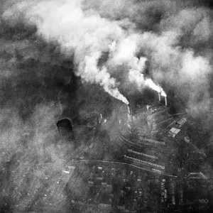 Foggy Battersea Power Station Print, 16th November 1949