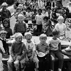 Prince Andrew and Sarah Ferguson Street Party Print 1986 Prince Andrew and Sarah Ferguson Street Party Print 1986