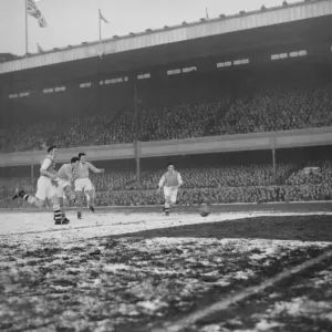 Arsenal v Manchester City Football Print 1952