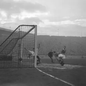 Chelsea v Tranmere Rovers 1952 Print