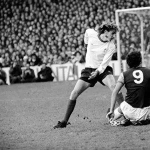 Football: F. A. Cup: West Ham F. C. (0) vs. Liverpool F. C. (2). January 1976 76-00045-018