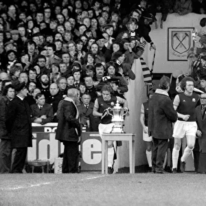 Football: F. A. Cup: West Ham F. C. (0) vs. Liverpool F. C. (2). January 1976 76-00045-029