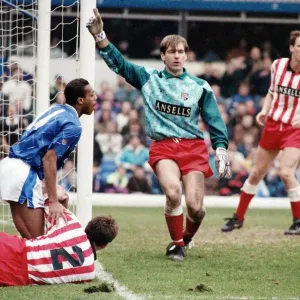 Football match, Birmingham City v Stoke City, final score 1-1, League Division Three Football match, Birmingham City v Stoke City, final score 1-1, League Division Three