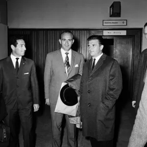 Football players (left to right) Francisco Gento, Alfredo Di Stefano Football players (left to right) Francisco Gento, Alfredo Di Stefano
