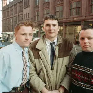 Three football supporters who obtained services at Birmingham City football ground