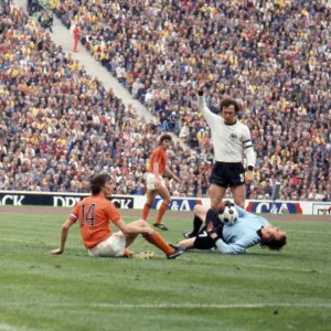 1974 West Germany vs Holland Print, Munich 7th July 1974 West Germany vs Holland Print, Munich 7th July