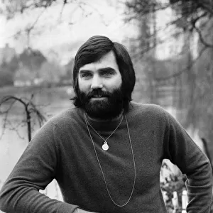 Footballer George Best at the Bray home of Michael Parkinson