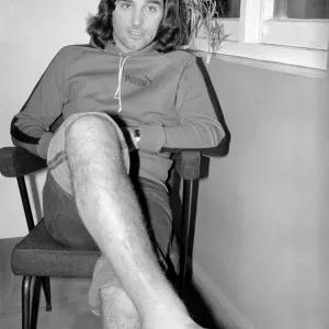 George Best Injured Legs Print, January 1977