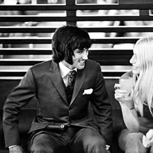 Footballer George Best seen here with girlfriend Eva Haraldsted January 1971